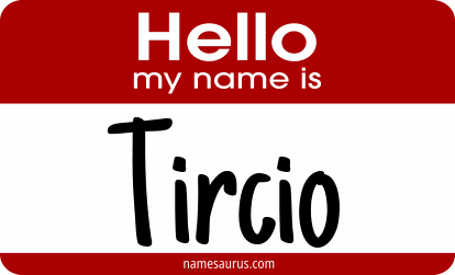 Hello my name is Tircio png download