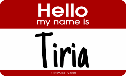 Hello my name is Tiria png download