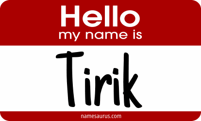 Hello my name is Tirik png download