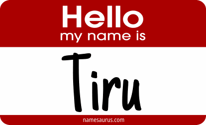 Hello my name is Tiru png download