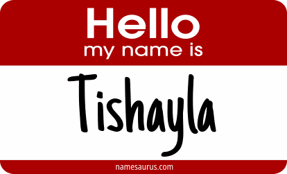 Hello my name is Tishayla png download