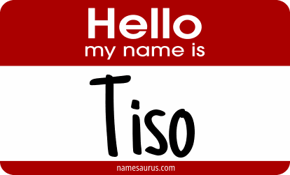 Hello my name is Tiso png download