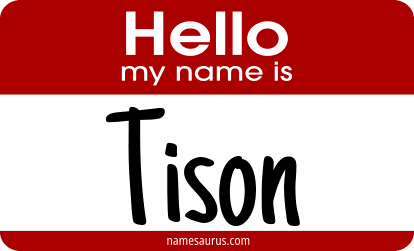 Hello my name is Tison png download