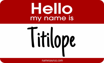 Hello my name is Titilope png download