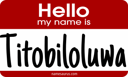 Hello my name is Titobiloluwa png download