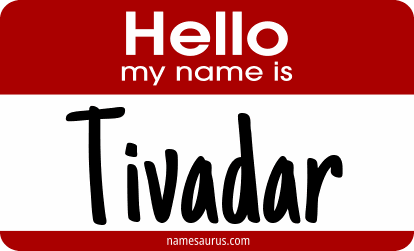 Hello my name is Tivadar png download