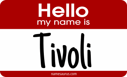 Hello my name is Tivoli png download