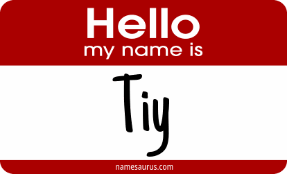 Hello my name is Tiy png download