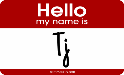 Hello my name is Tj png download