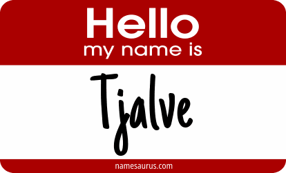 Hello my name is Tjalve png download