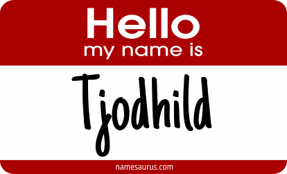 Hello my name is Tjodhild png download