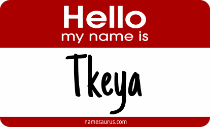 Hello my name is Tkeya png download