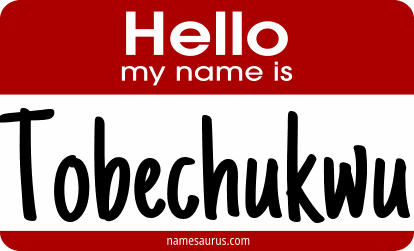 Hello my name is Tobechukwu png download