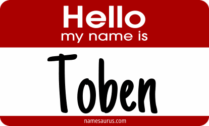 Hello my name is Toben png download