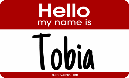 Hello my name is Tobia png download