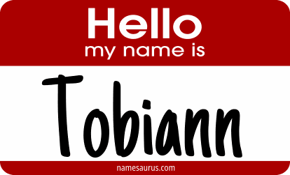 Hello my name is Tobiann png download