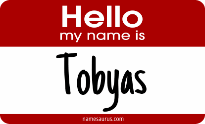 Hello my name is Tobyas png download