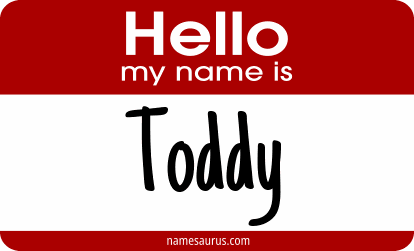 Hello my name is Toddy png download