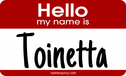 Hello my name is Toinetta png download