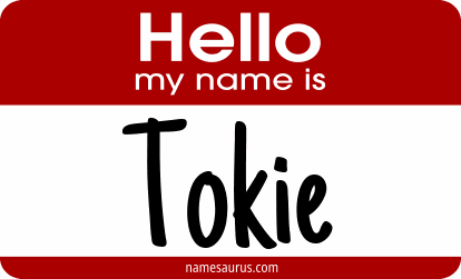 Hello my name is Tokie png download