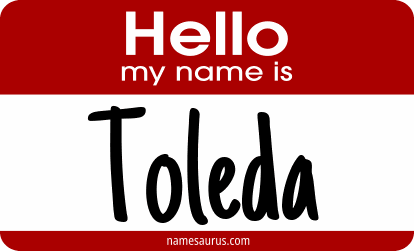 Hello my name is Toleda png download