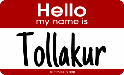 Hello my name is Tollakur png download