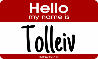 Hello my name is Tolleiv png download