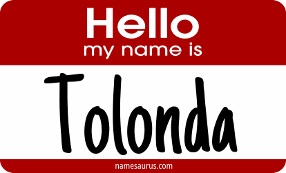 Hello my name is Tolonda png download