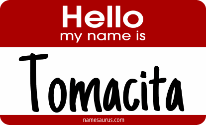 Hello my name is Tomacita png download