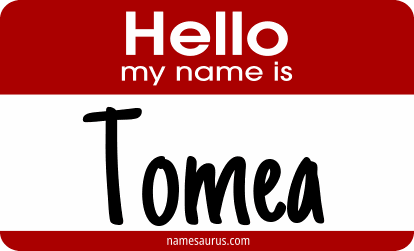Hello my name is Tomea png download