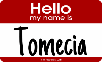 Hello my name is Tomecia png download