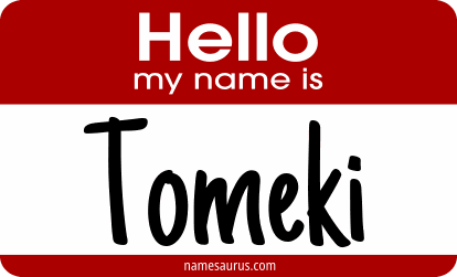 Hello my name is Tomeki png download