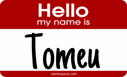 Hello my name is Tomeu png download