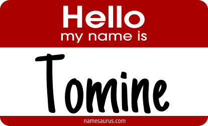 Hello my name is Tomine png download