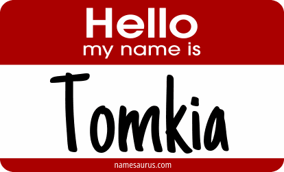 Hello my name is Tomkia png download