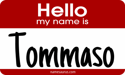 Hello my name is Tommaso png download