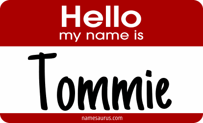 Hello my name is Tommie png download