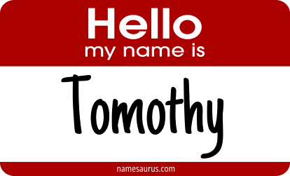 Hello my name is Tomothy png download