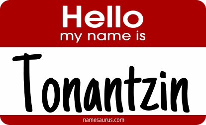 Hello my name is Tonantzin png download