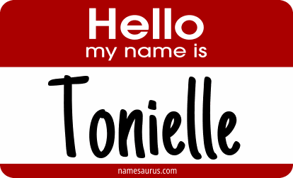 Hello my name is Tonielle png download