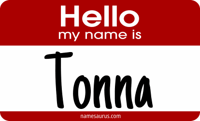 Hello my name is Tonna png download