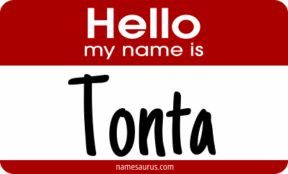 Hello my name is Tonta png download