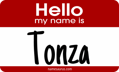 Hello my name is Tonza png download