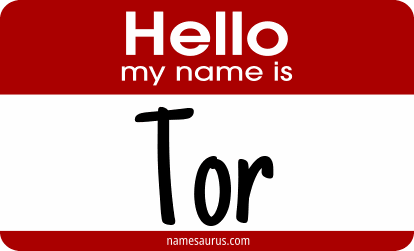 Hello my name is Tor png download