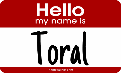 Hello my name is Toral png download