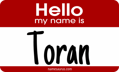 Hello my name is Toran png download