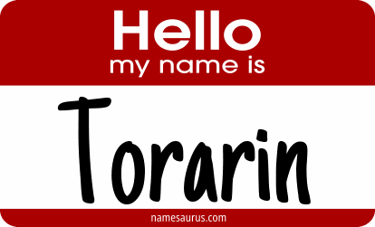 Hello my name is Torarin png download