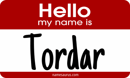 Hello my name is Tordar png download