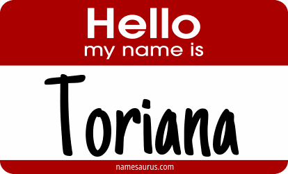 Hello my name is Toriana png download