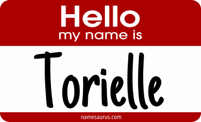 Hello my name is Torielle png download